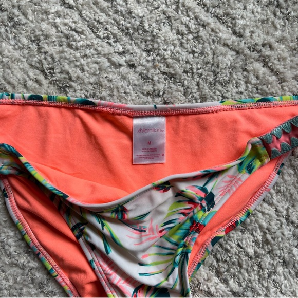 Neon floral print Bikini - Picture 3 of 6
